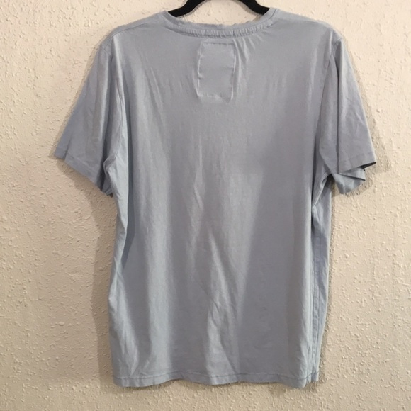 Tokyo Laundry Short Sleeve Gray/Light Blue T-Shirt size L - Picture 2 of 11